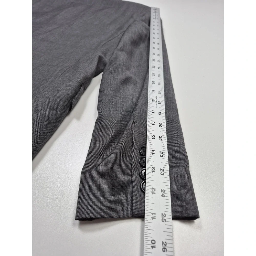 J.Crew Suit Jacket Mens 38R Gray Wool Ludlow Tollegno 1900 2 Button Slim Fit